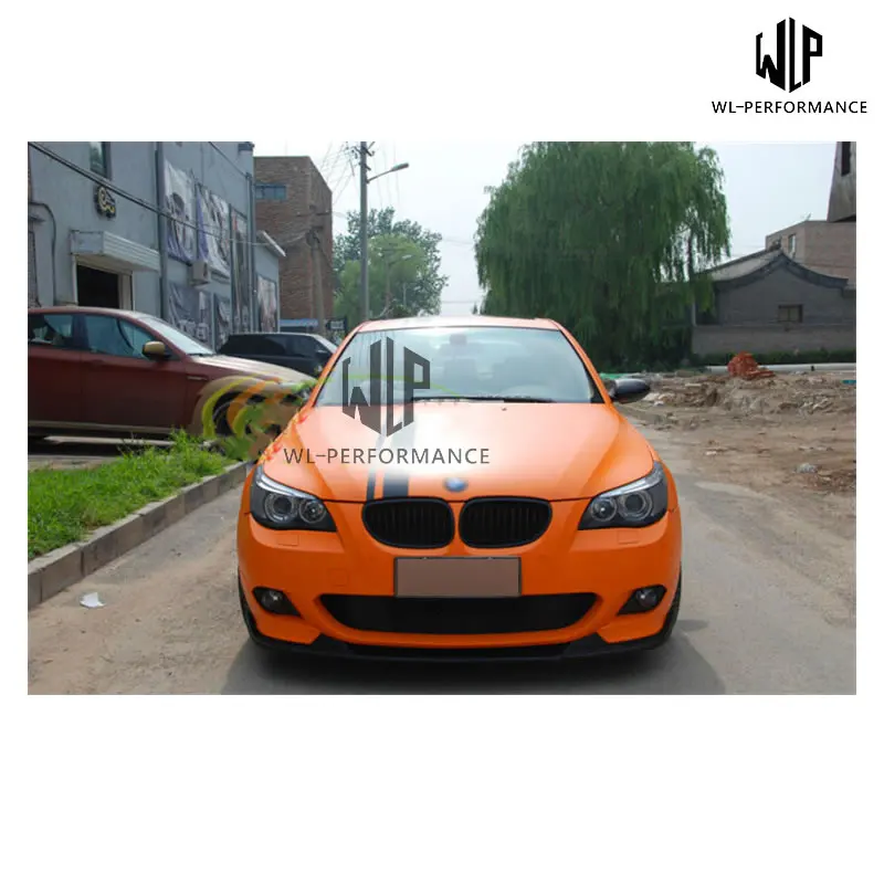 E60 высокое качество PP автомобильный комплект кузова передний задний бампер боковые юбки для BMW 5 серии E60 520i 523i 525i MT автомобильный комплект кузова 2004-2010