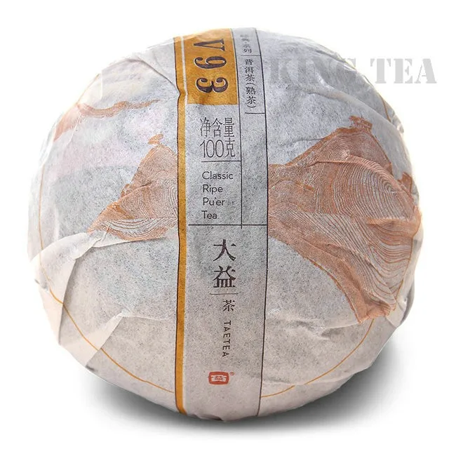 

K2014 TAE TEA DaYi V93 Tuo Bowl Nest 100g*5pcs=500g YunNan  Puer Puerh  Ripe Tea Weight Loss Slim Cooked Shou Cha