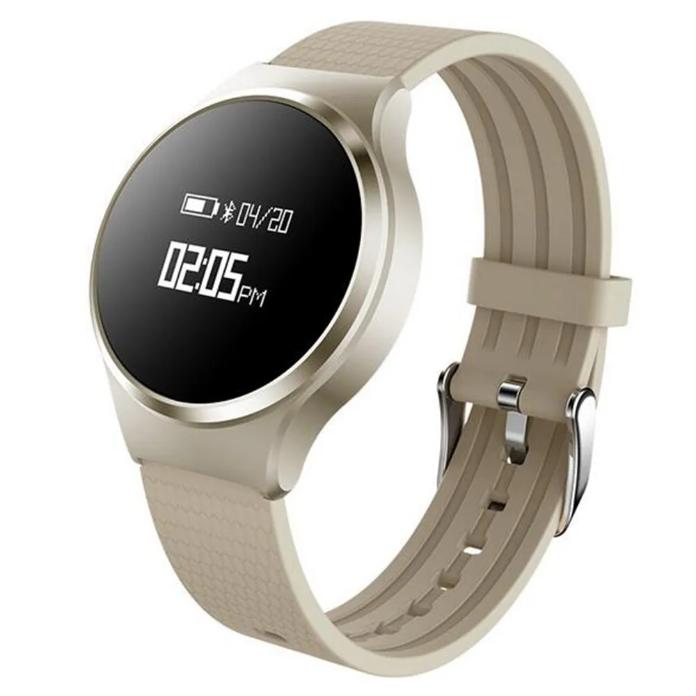 

HAIOM A68 Fashion Smart Watch Ring Heart Rate Blood Pressure Fatigue Sleep Monitoring Call Message Reminder Remote watch