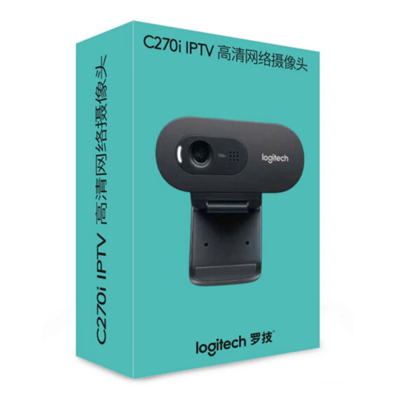 Logitech C270 Hd Vid 720p Black Webcam With Mic Micphone Video Calling For Android Tv Webcams - AliExpress