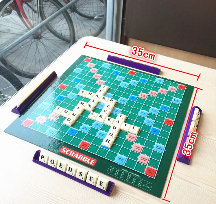 Scrabble Настольные игры для обучения английскому правописанию пазлы слова солитер
