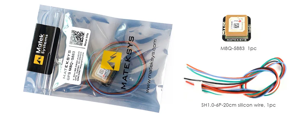 Новые системы Matek Φ 72 Channel Ublox M8Q 5883 GPS & QMC5883L с компасом для радиоуправляемого FPV