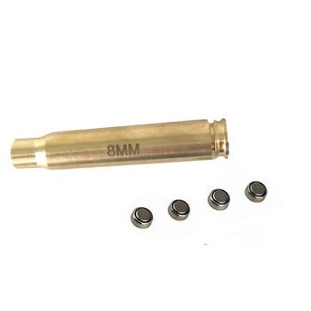 

Tactical Laser Bore Sight 8mm Red Dot Laser Sight Cartridge BoreSighter Red Laser for Pistol Gun Rifle Brass Hunting