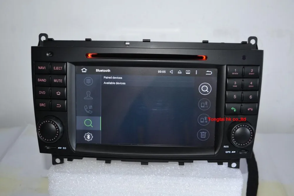 Perfect Android 7.1 for mercedes w209,cls w219 2006-2008 2din car dvd,gps,3G,Wifi,radio,bluetooth,Steering wheel Canbus Free 8g map,mic 16