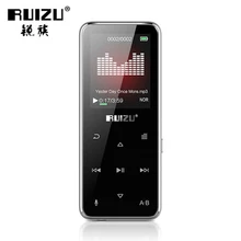 RUIZU X16 ультратонкий MP3 плеер с 8 Гб хранения и 1,9 дюймов сенсорный экран может ПЕДО метр, pk RUIZU X06 x02 x50 x18