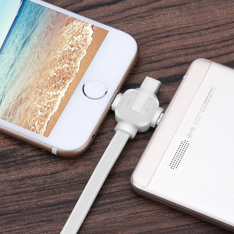 Universal 3 in 1 Lighting Charging&Sync Data Cable For iPhone 7 8 6s Plus X Micro USB Type-C Fast Charge Cables For Xiaomi (10)