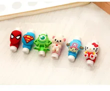 USB cable Earphones Protector colorful Cover For iphone android cable Data Line Protection sleeve for4 5 6 apple mobile phones