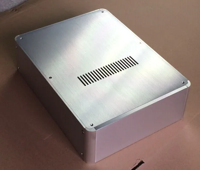 BZ2409H Small rounded pre-amp chassis/Decoding/Amp/aluminum amplifier chassis/AMP Enclosure/case DIY BOX | Электроника