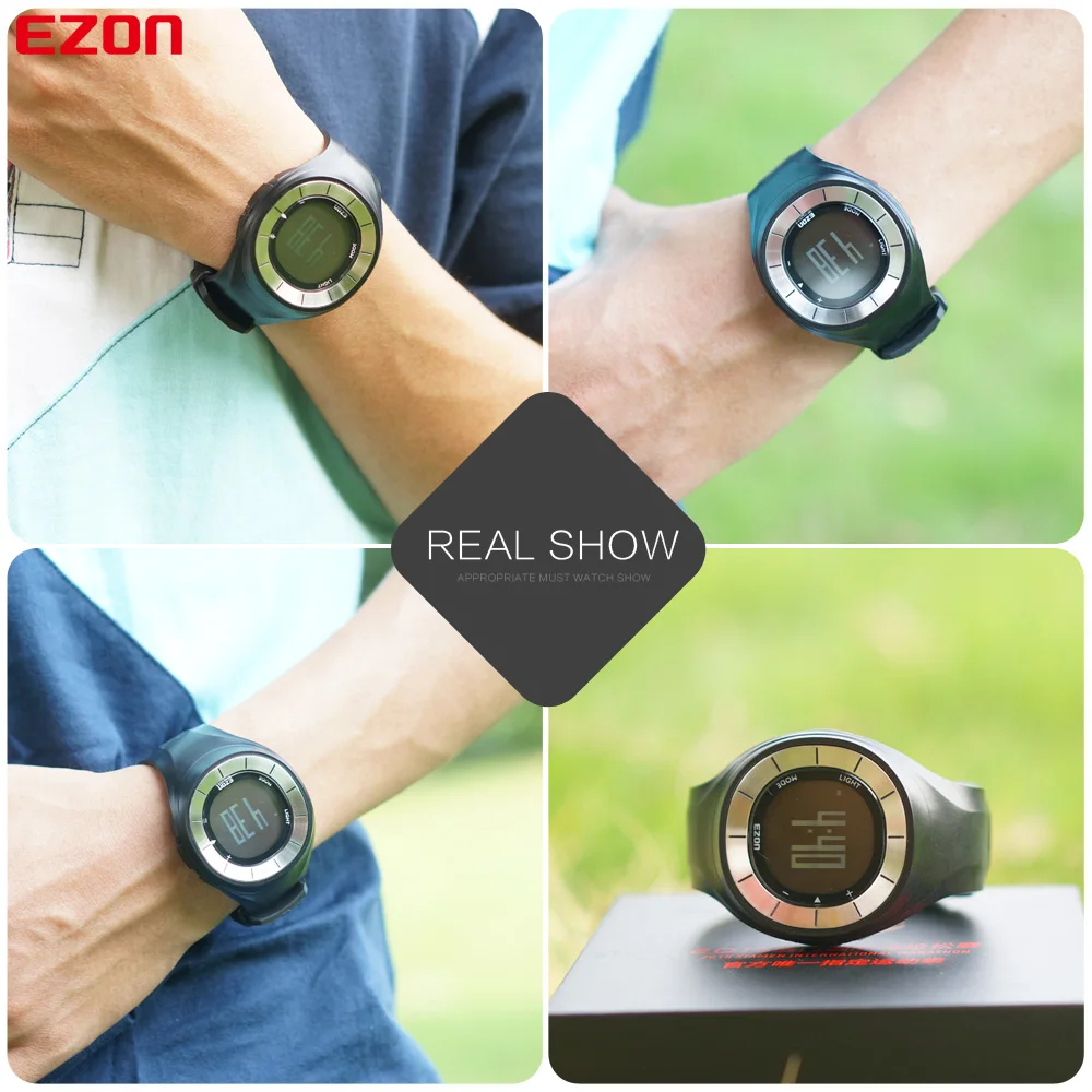 Завод Прямые Продажи EZON T028B01 Открытый Спортивные Часы Счетчик Калорий Цифровой