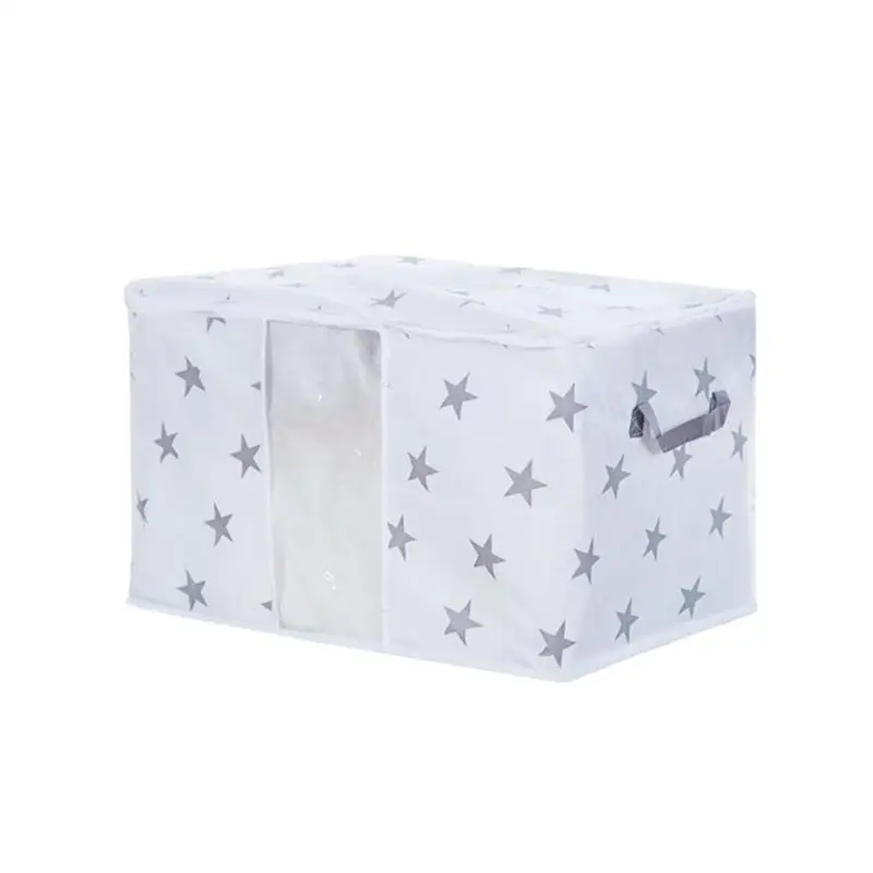 Storage Bag Non woven Fabrics Star Foldable Closet Box Pouches for