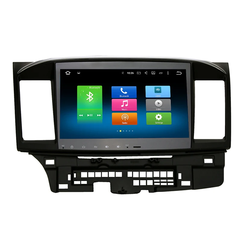 Best 10.2" Octa core px5 Android 8.0 car GPS radio player for mitsubishi Lancer EX Galant EVO with 4G RAM wifi 4g usb auto Multimedia 1