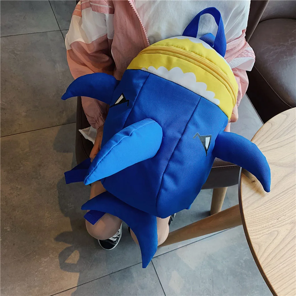 

Lovely kids school bag cartoon Animal Shark plush backpack toy Baby Girls&Boys Kids Cartoon Animal Backpack Toddler School Bag