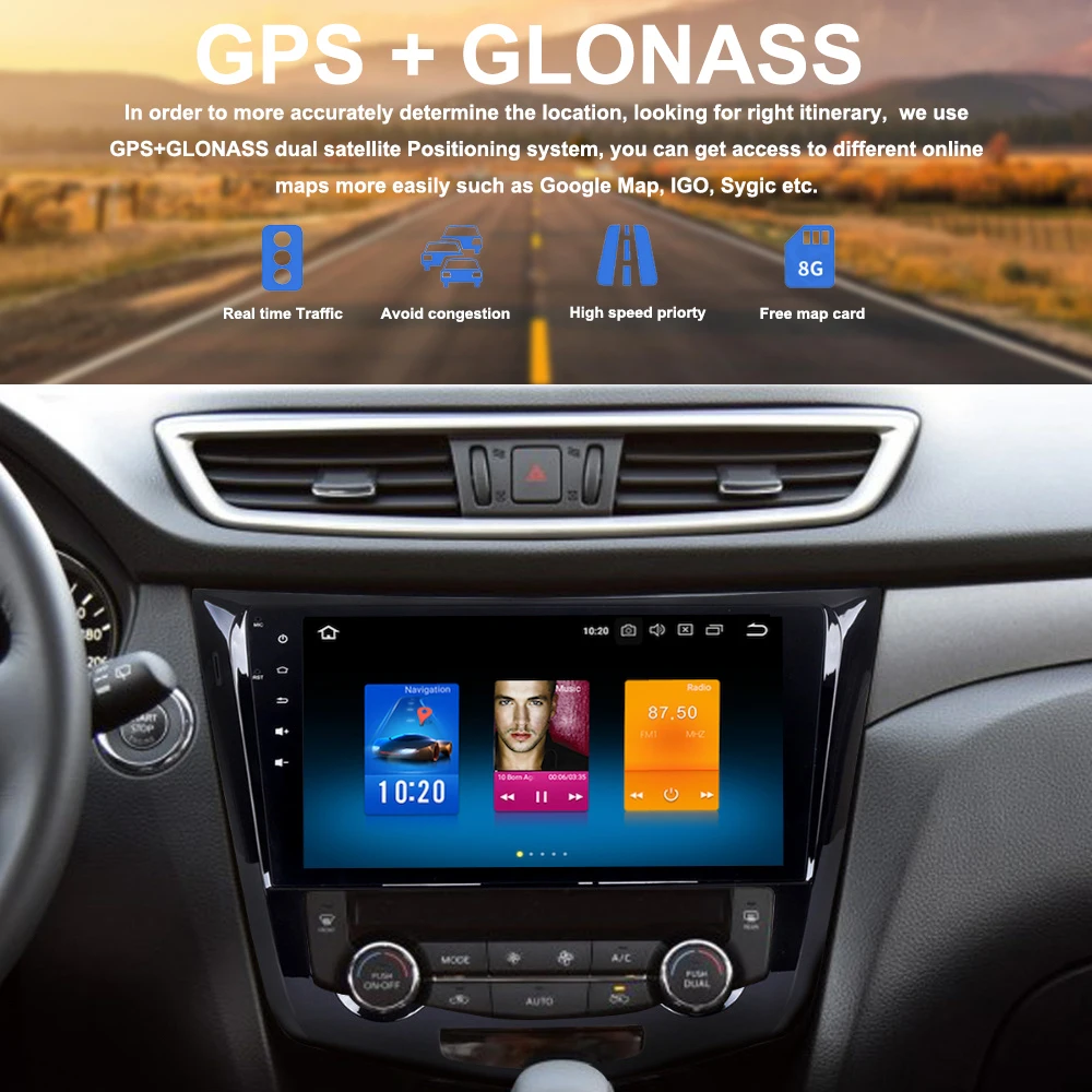 Автомобильный мультимедийный комплект 2 din с android GPS для Nissan X trail 2013 головное