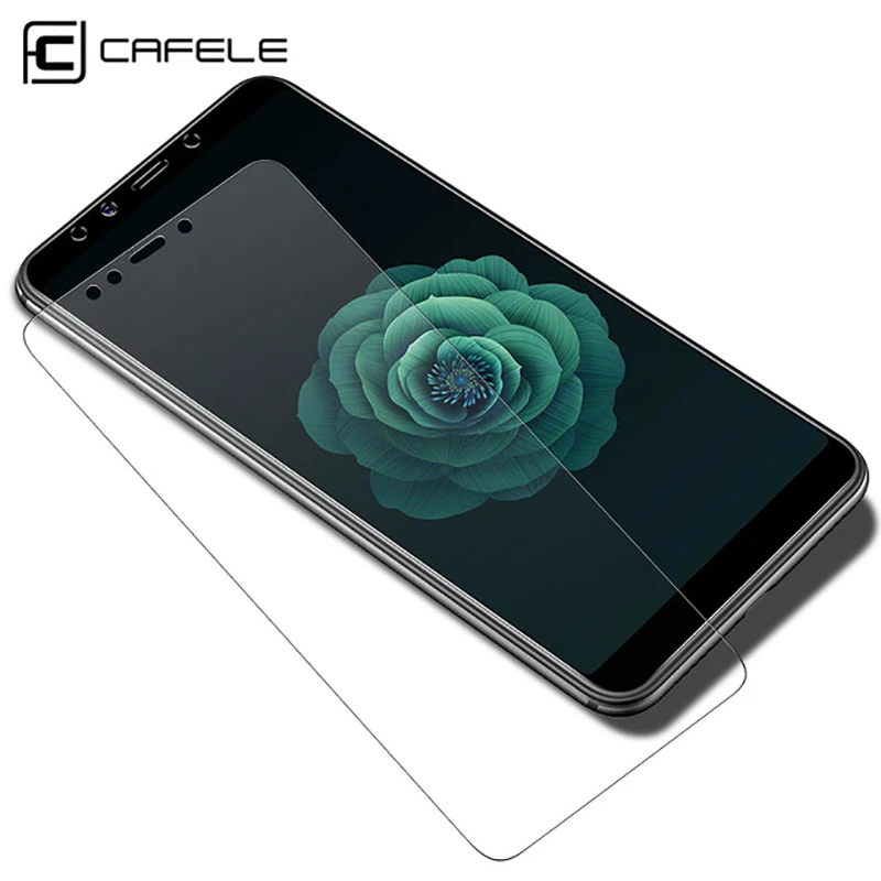CAFELE Защита экрана для Xiaomi mi A1 A2 закаленное стекло Xiao 5X 6X HD прозрачное бесшовное