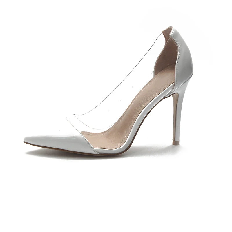 clear pointed toe shoes