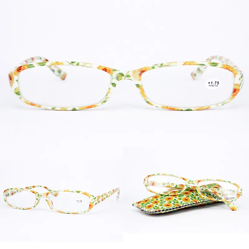IBOODE Цветочные квадратные очки для чтения для женщин и мужчин пресбиопические очки женские мужские очки при дальнозоркости оптика увеличительные очки