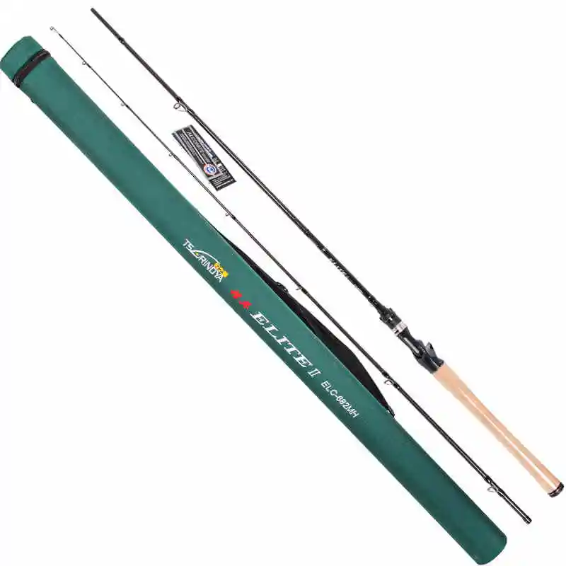 

Trulinoya Carton rod 2.03M 2 Sections bait casting fishing rod lightweight 99% carton MH Power 7-28g lure rod FUJI Ring ELC682MH