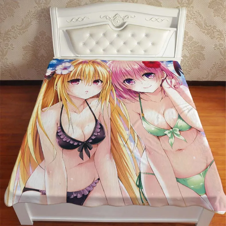 Аниме Манга To Love Ru Throw Одеяло 001 - Цвет: 10