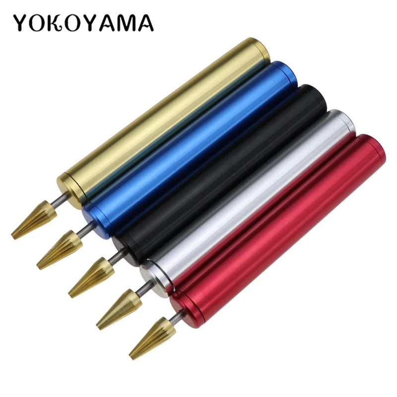 

YOKOYAMA DIY Leather Craft Edge Oil Treatment Tool Brass Tip Roller Pen Wallet Edge Leather Craft Oil Paint Roller Leather Tool