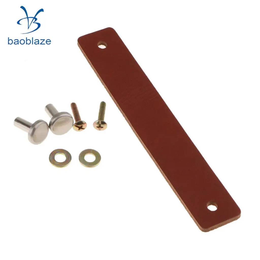 Handmade Leather Wardrobe Cabinet Knobs Pull Handles Kitchen Furniture Cupboard Drawer Pull Handle