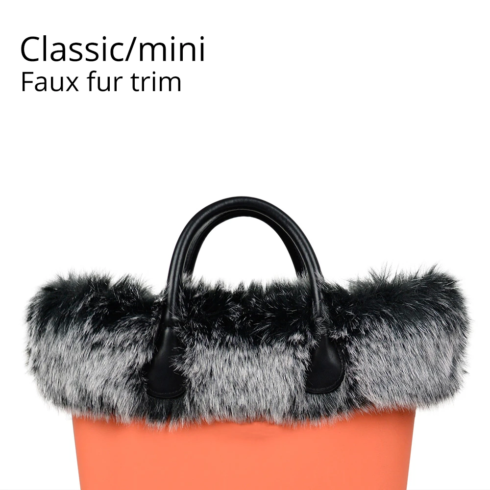 o bag with fur