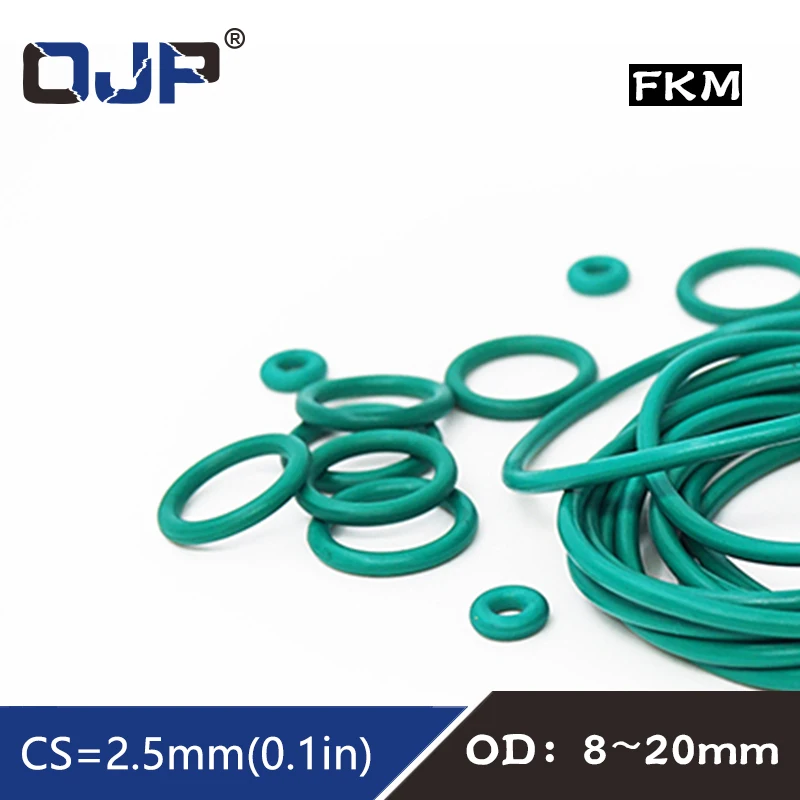 Rubber Ring O ring Seal OD8/9/10/11/12/13/14/15/16/17/18/19/20*2.5mm Thickness O-Ring Oil Ring Gaskets 10PCS/lot rubber o rings silicone o rings keycap o rings