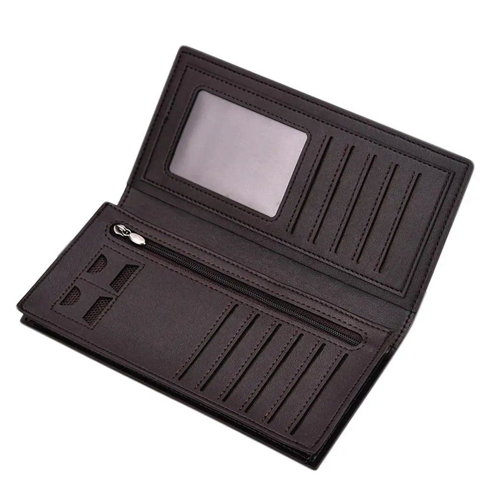 banabanma Men's Wallets Vintage Look Long Wallet PU Leather Wallet Men Male Purse Card Case Cash Holder carteira feminina ZK10 banabanma Men's Wallets Vintage Look Long Wallet PU Leather Wallet Men Male Purse Card Case Cash Holder carteira feminina ZK10