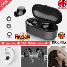 Bluetooth 4 2 Wireless Stereo Mini Headphones In Ear Bass Earbuds Waterproof For Android iPhone Dual Headset HiFi Sport Earphone