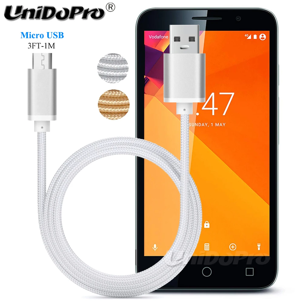 3 фута микро USB быстрое зарядное устройство для Vodafone Smart C9 N9 Lite V8 E8 N8 / Turbo 7 Platinum Mini
