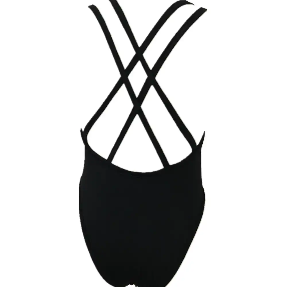 Блеск золота Bride SQUAD Strappy Cross back One Piece Купальники Белый невесты купальник купальные