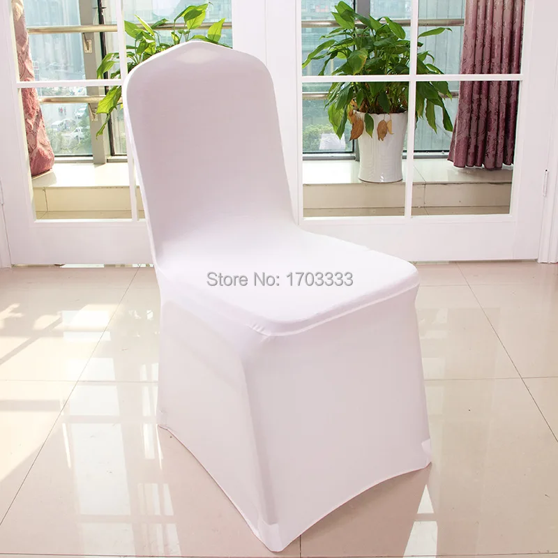 Wholesale 200pcs Universal Polyester Spandex Wedding Chair Covers for