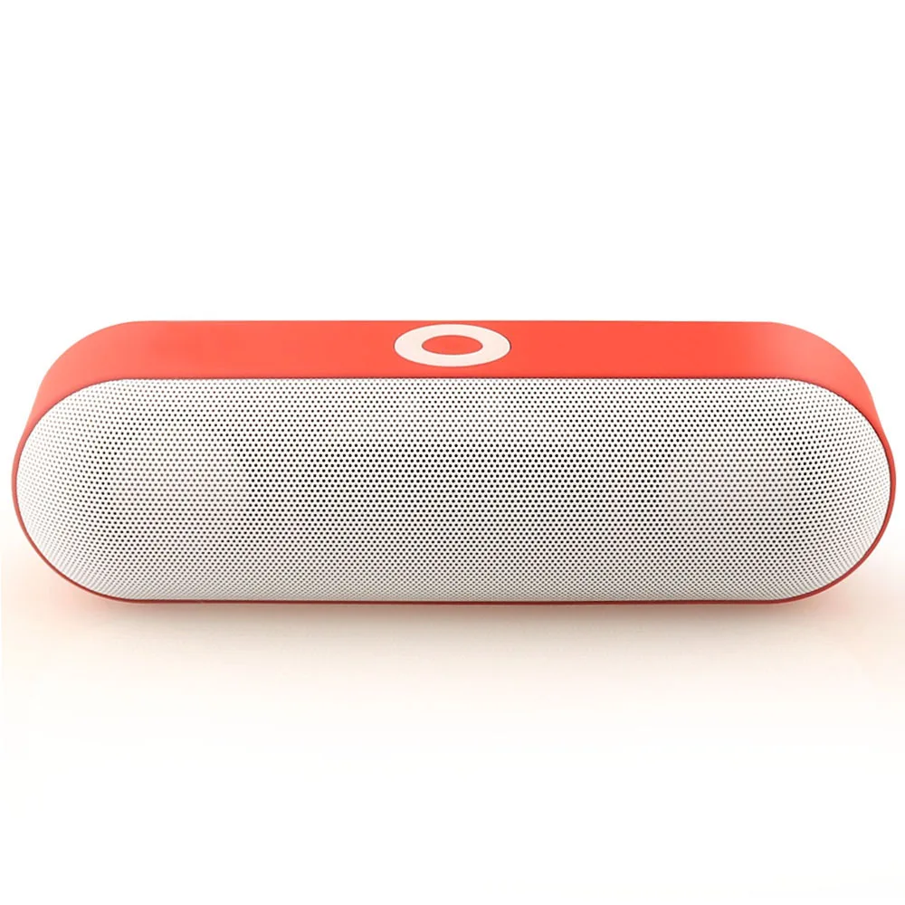 Reotgtu NBY-18 Мини Bluetooth динамик портативный беспроводной динамик звуковая система 3D стерео музыка объемный Поддержка Bluetooth TF AUX - Цвет: Red