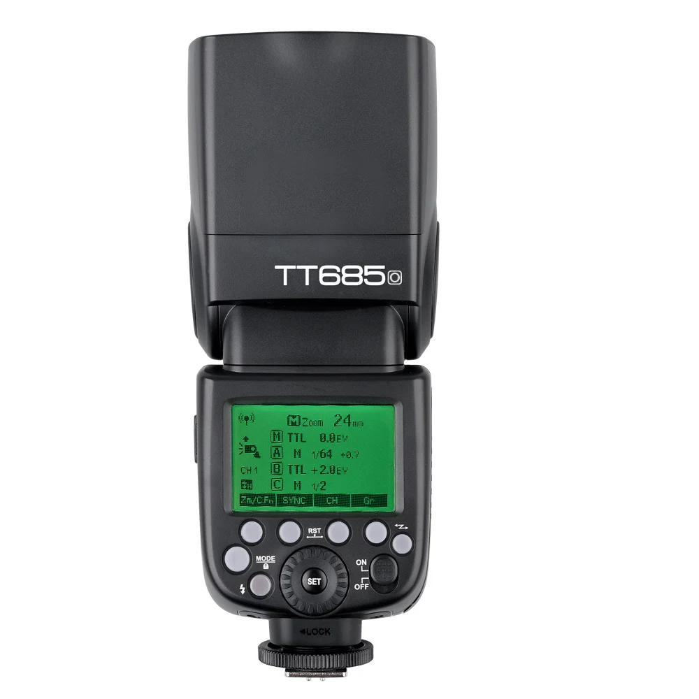 100% Original Godox TT685O 2.4G HSS 18000s i-TTL GN60 Wireless flash Speedlite Flash for OlympusPanasonic (22)