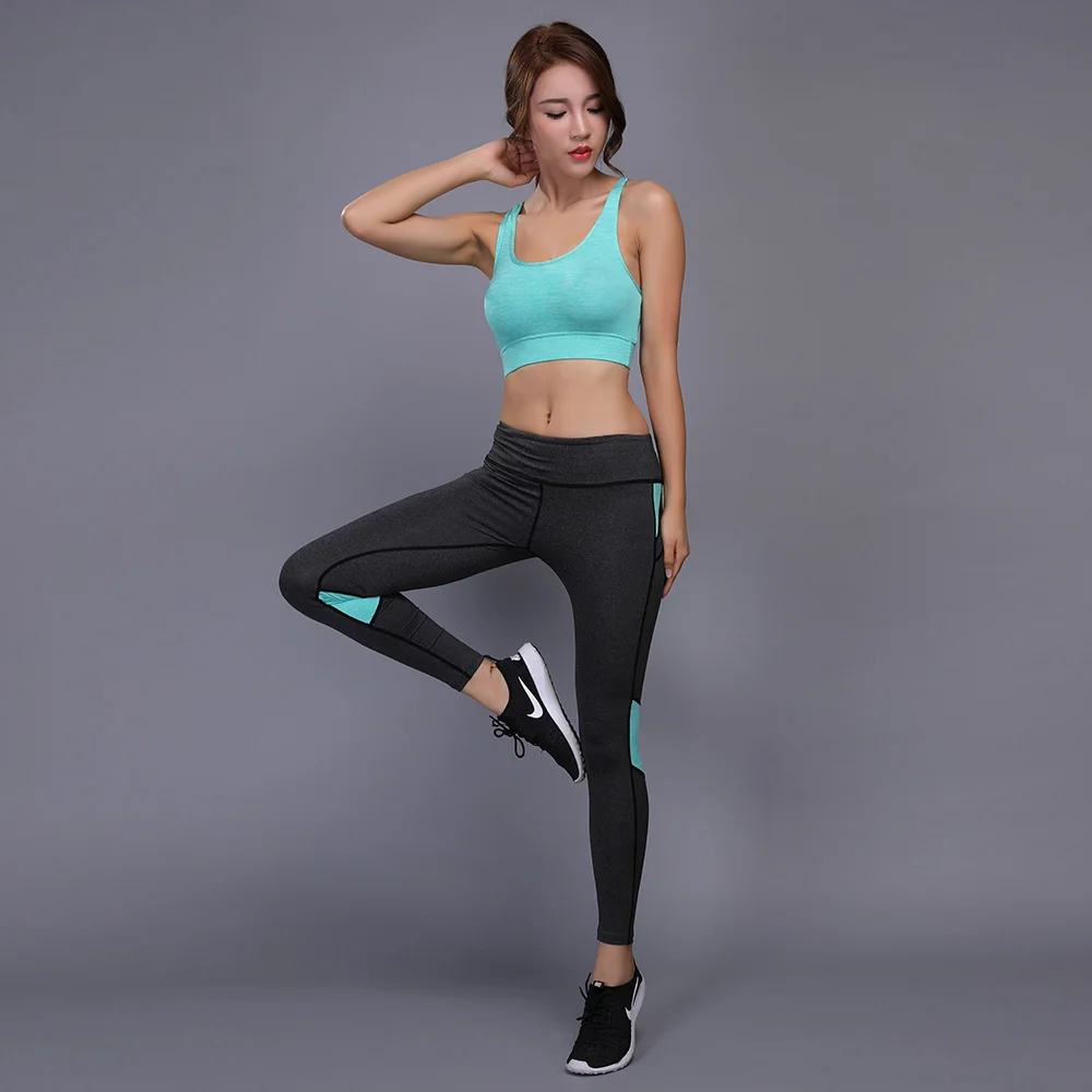 G-SHOW Sport Women Suit Sets 2 Pieces Women Sportwear Yoga Fitness Gym Set Yoga Sportwear Workout Fitness Yoga Wear Set