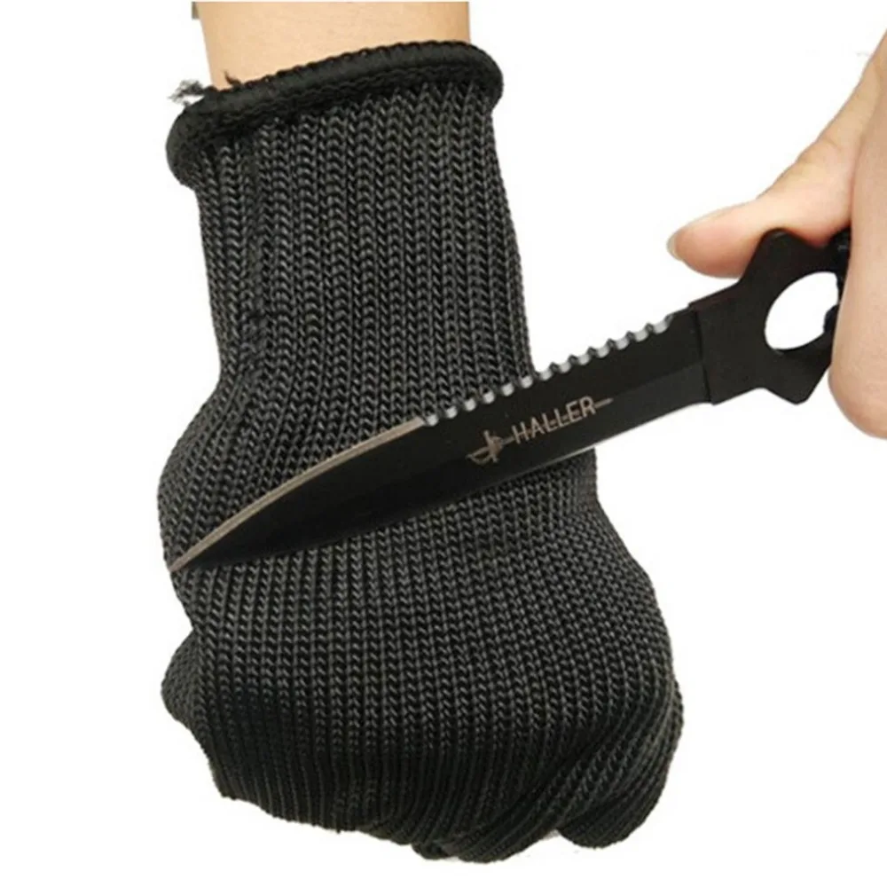 

1 Pair Durable Cut Resistant Level 5 Work Gloves Static Resistance Glove Stainless Steel Wire Safety antistatic safety gloves