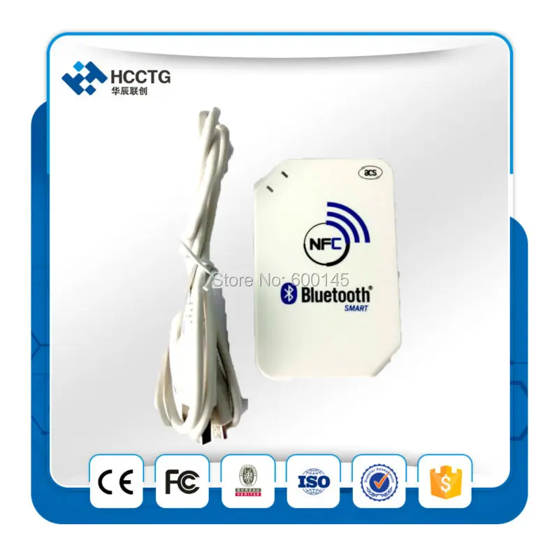 

13.56 HMZ Bluetooth USB NFC Card Reader supports IOS, Android and Windows--ACR1255U-J1