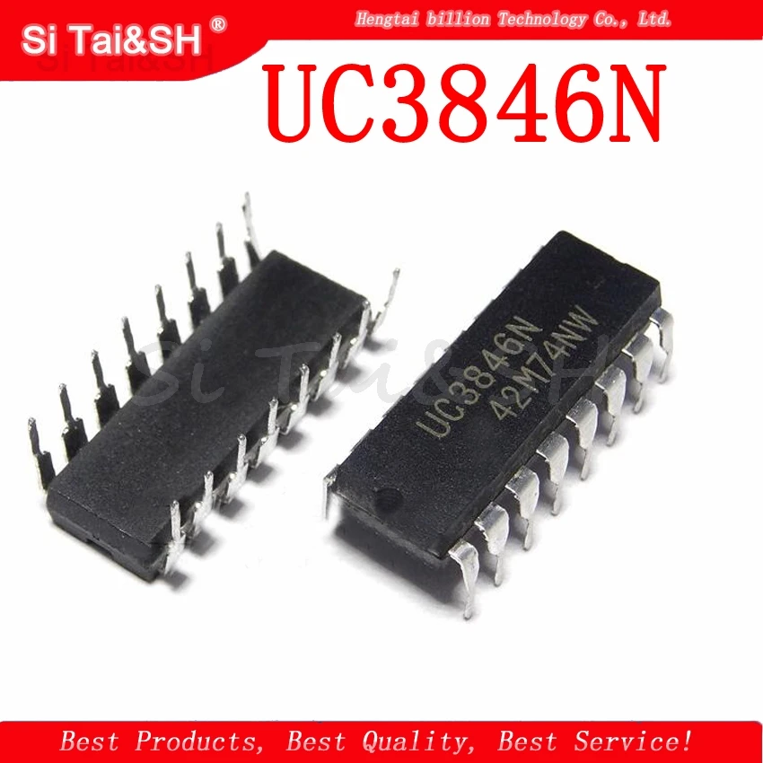 Новая и оригинальная ИС UC3846N DIP16 UC3846 DIP 3846 DIP-16 5 шт. | Электронные компоненты