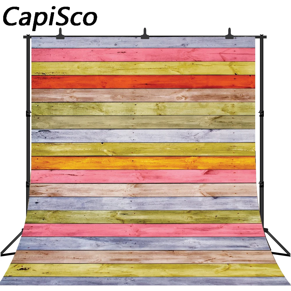 

Capisco wooden floor photography background for cute children boy newborn pretty photo birthday celebration backdrop