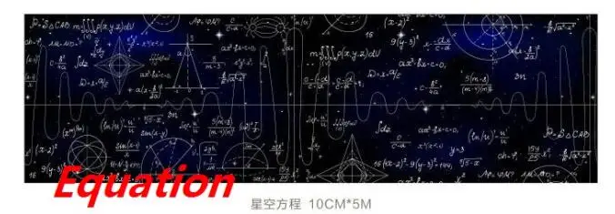 10 см* 5 м старинный крафт настенная ледяная васи лента DIY Украшение скрапбукинг маскирующая лента кавайная клейкая лента канцелярские принадлежности - Цвет: Equation