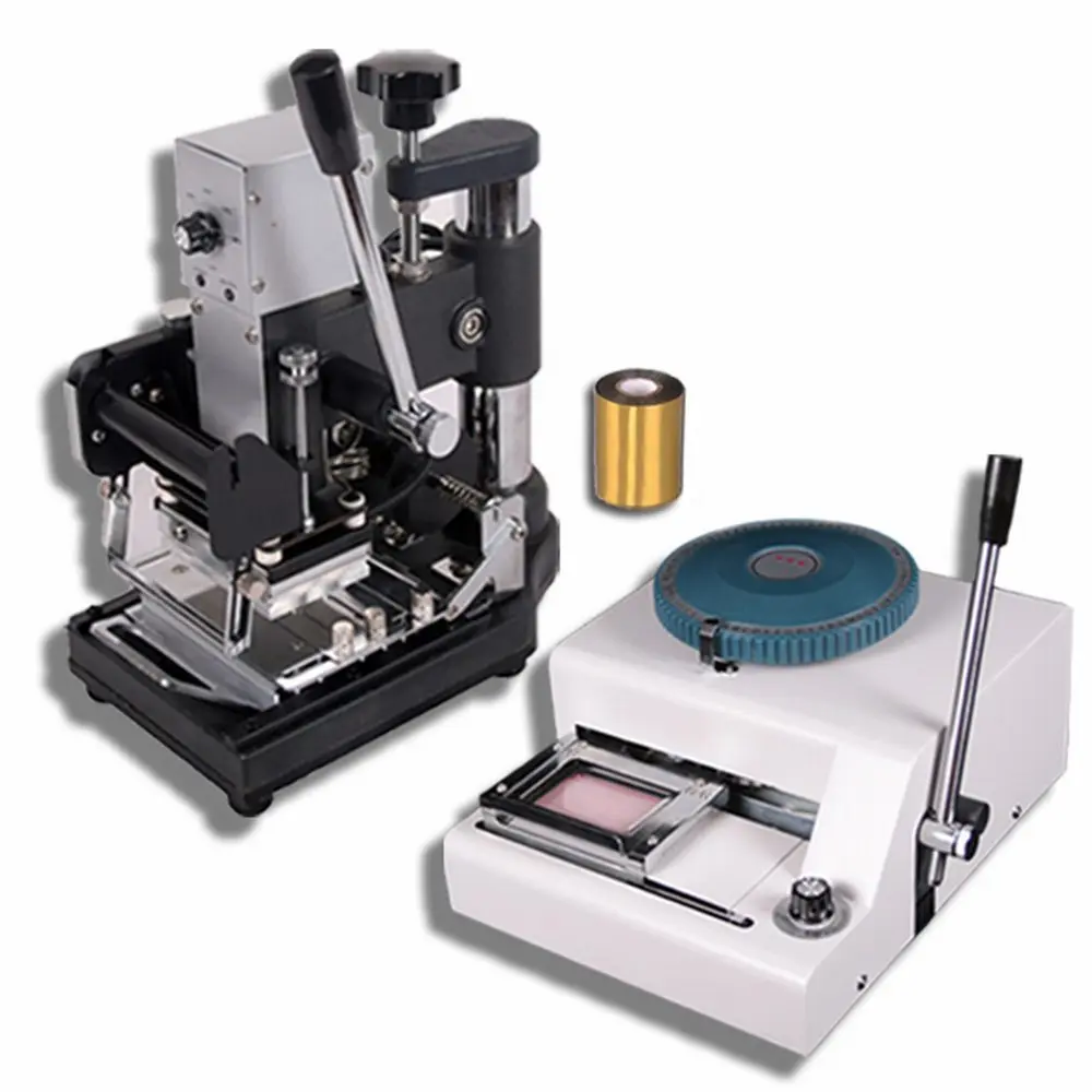 EMBOSSING MACHINE HOT FOIL INSURANCE 300W TIPPER 100 STEEL GREAT NEW