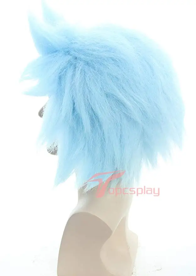 Рик и Морти Рик Санчез синие короткие косплей парики ролевые игры синтетические волосы+ парик шапка