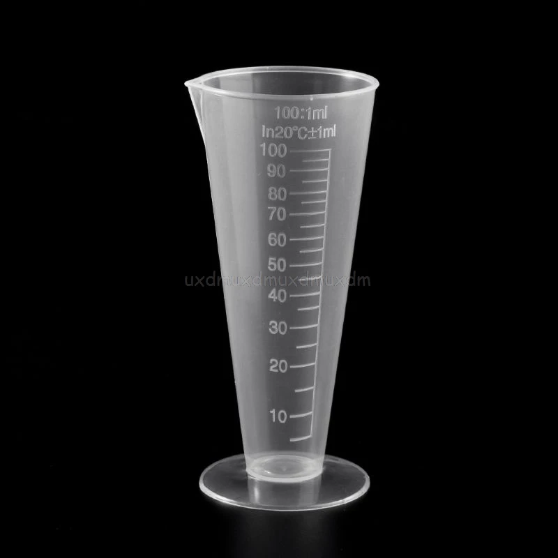 

1PC 100ml Laboratory Bottle Lab Kitchen Plastic Measuring Cup Measuring Cup J25 19 Dropship