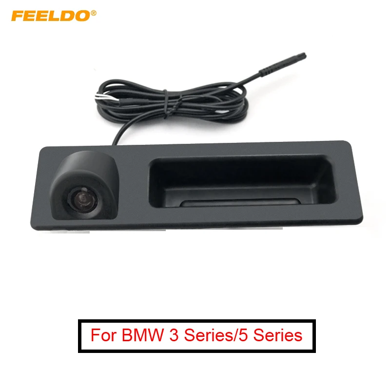 

FEELDO 1Set Car Rearview Camera Trunk Handle Camera for BMW 3 Series (F30/F31/F35) 5 Series(F10/F11) X3 Original Parking Camera