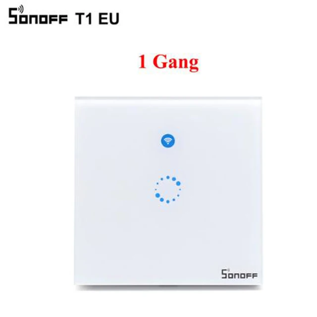 Aliexpress Com Buy Itead Sonoff T1 Eu 1gang Smart Wifi Wireless Remote Control Light Wall