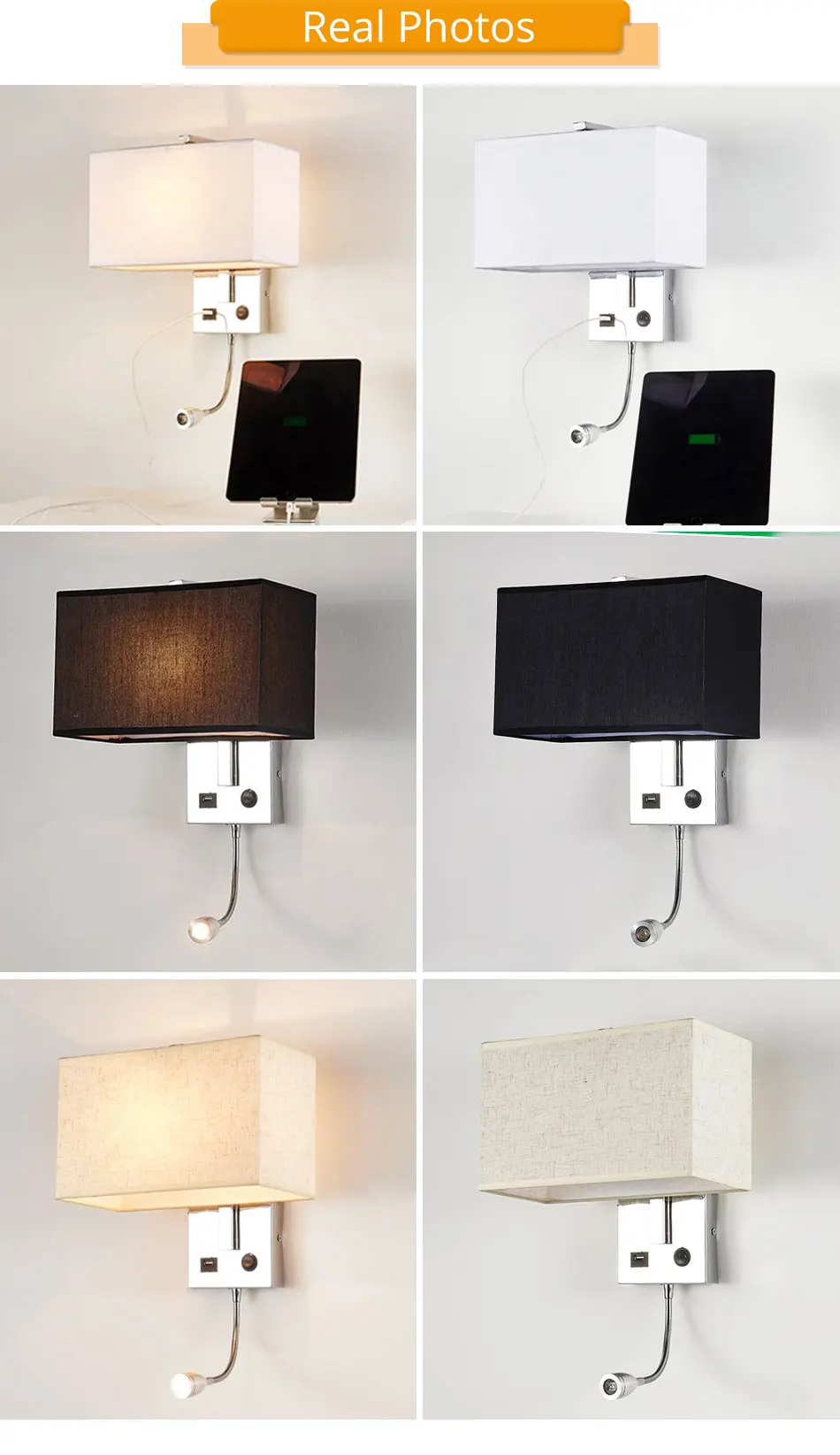 E27 Wall Lights Modern Home Lighting Decoration Sconce LED Indoor Wall Lamp Lighting Fixture For Bedroom Livingroom Stairs  (9)