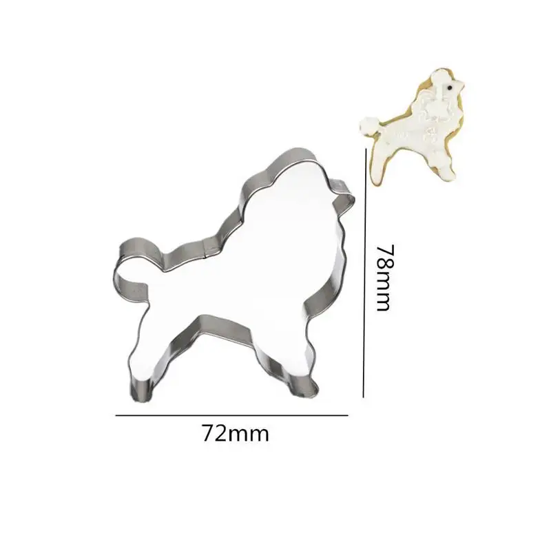 1 комплект для печенья из нержавеющей стали, для щенков собак Форма пирог печенье выпечки формы для кухни выпечки и коксование упаковочного материала инструмент для украшения торта