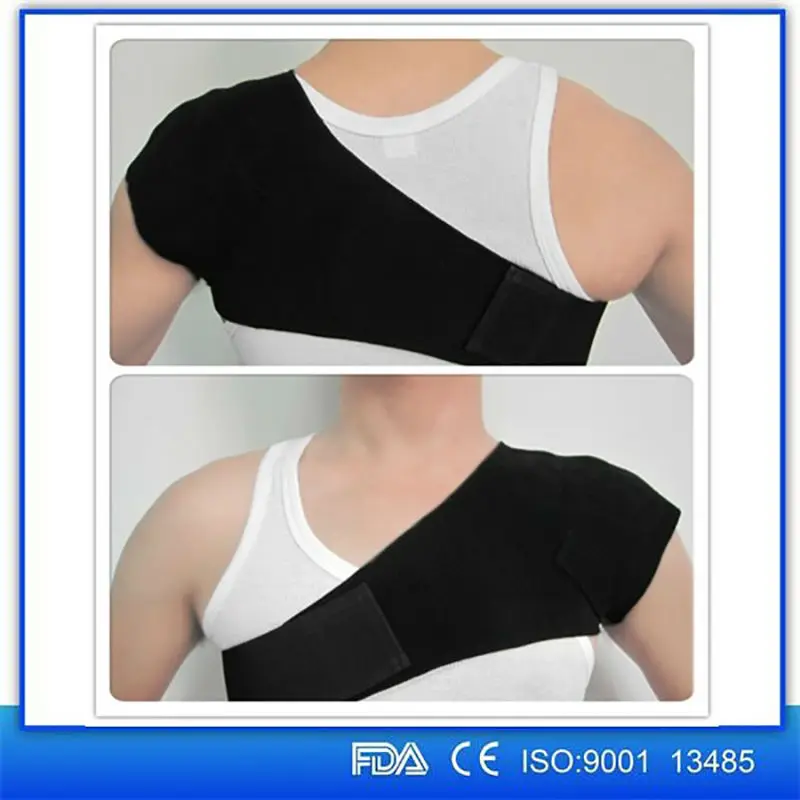 

1PC Shoulder Brace Men Adjustable Shoulder Support Belt Tourmaline Magnetic Posture Shoulder Pain Gym Bandage Wrap Protect H007