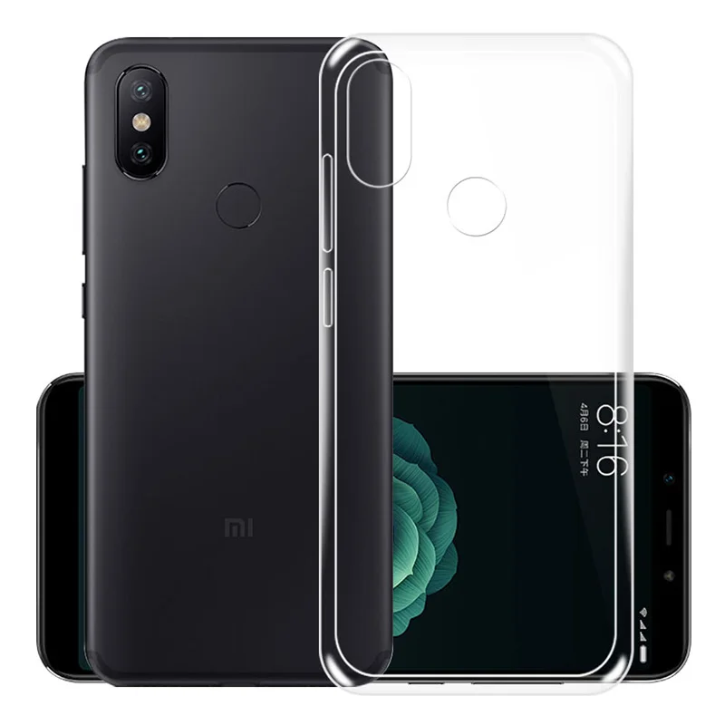 KXM1344_2_Clear Silicone Case for Xiaomi Redmi Note 5A 16G