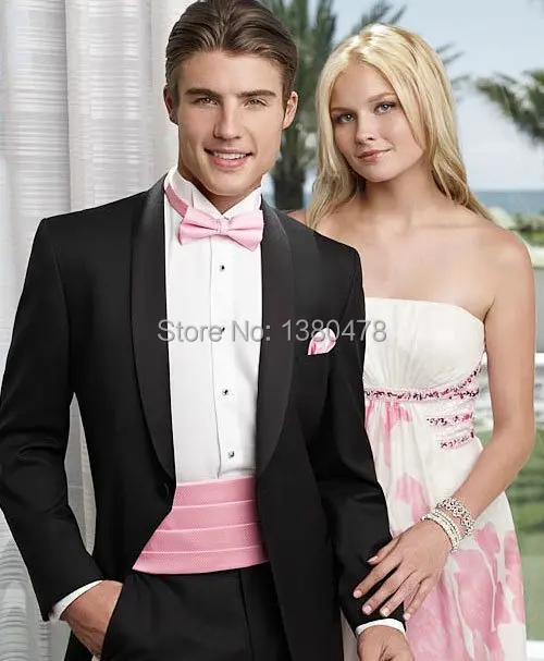  2016 Fashion Brand Suits Custom made Groom Tuxedos wedding Groomsman/Men suit(Jacket+Pants+Tie+Hand