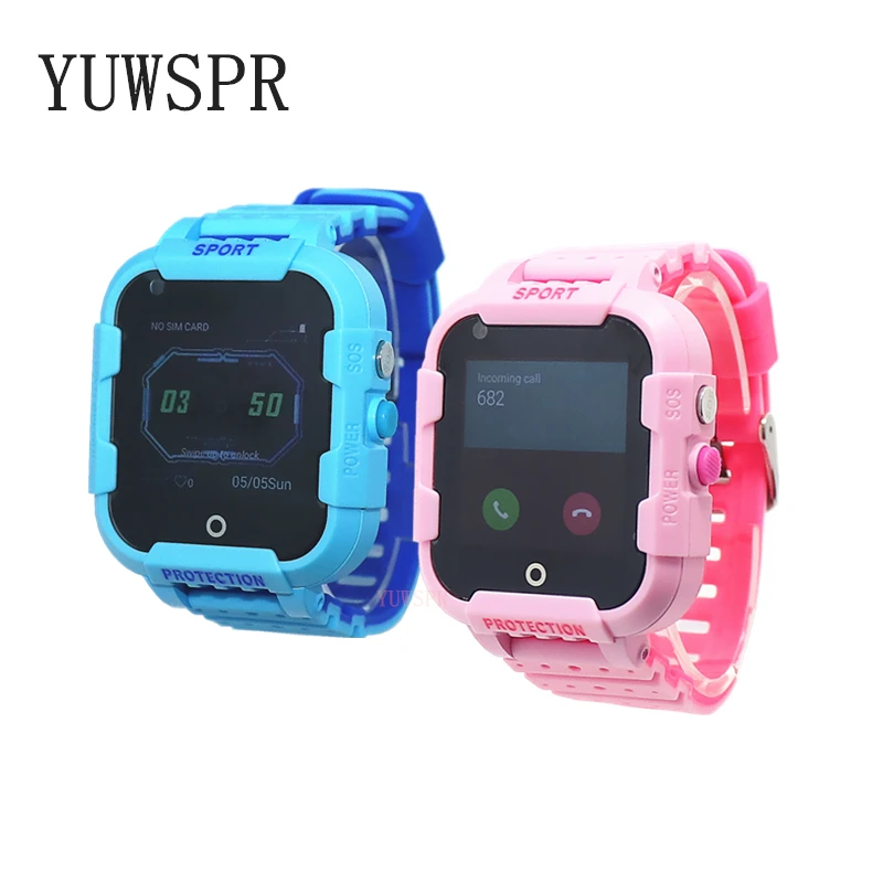  Kids GPS tracker 4G smart watch Video Call quad-core processor WiFi Hotspot GPS LBS WIFI Location T